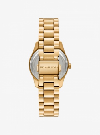 Michael Kors Mini Lexington Pavé Gold-Tone Watch