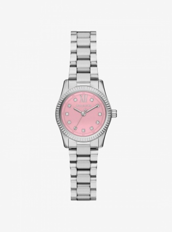 Michael Kors Petite Lexington Pavé Silver-Tone Watch
