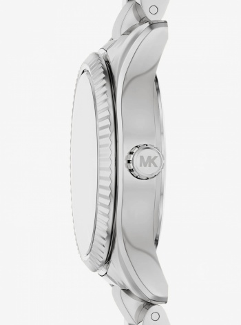 Michael Kors Petite Lexington Pavé Silver-Tone Watch