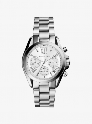 Michael Kors Mini Bradshaw Silver-Tone Watch