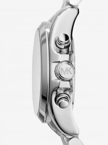 Michael Kors Mini Bradshaw Silver-Tone Watch