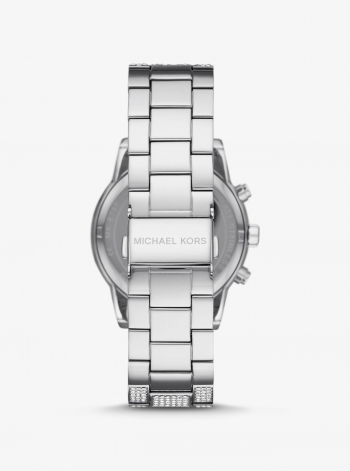 Michael Kors Ritz Pavé Silver-Tone Watch