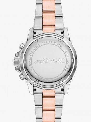 Michael Kors Oversized Everest Pavé Two-Tone Watch