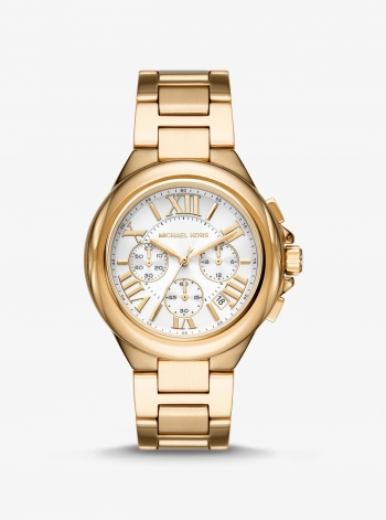Michael Kors Oversized Camille Gold-Tone Watch