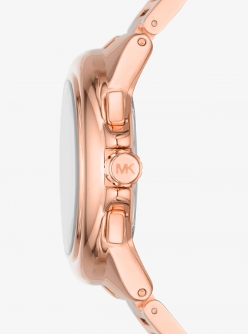 Michael Kors Oversized Camille Rose Gold-Tone Watch