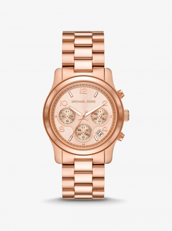 Michael Kors Runway Rose Gold-Tone Watch