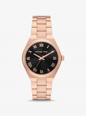 Michael Kors Lennox Rose Gold-Tone Watch