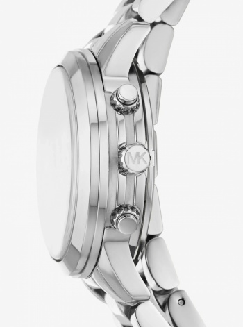 Michael Kors Runway Rhodium-Plated Stainless Steel Triple Wrap Watch