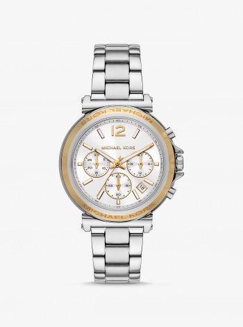 Michael Kors Oversized Maren Silver-Tone Watch