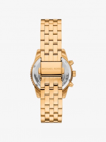 Michael Kors Mini Bryant Pavé Gold-Tone Watch