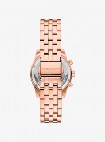 Michael Kors Mini Bryant Pavé Rose Gold-Tone Watch
