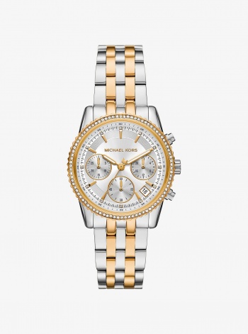 Michael Kors Mini Bryant Pavé Two-Tone Watch