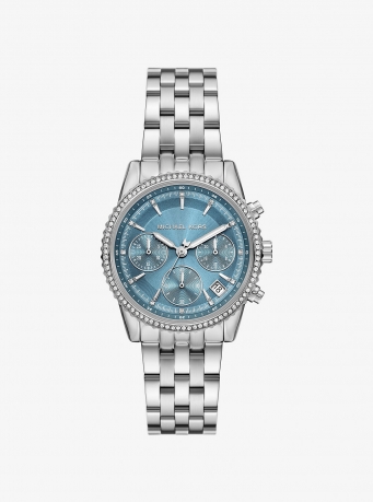 Michael Kors Mini Bryant Silver-Tone Watch