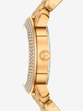 Michael Kors Pavé Phoebe Gold-Tone Watch