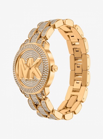 Michael Kors Pavé Phoebe Gold-Tone Watch