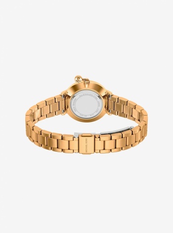 Michael Kors Mini Pyper Pavé Gold-Tone Watch