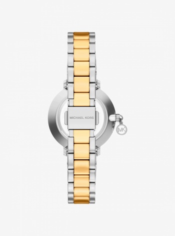 Michael Kors Mini Pyper Pavé Two-Tone Watch