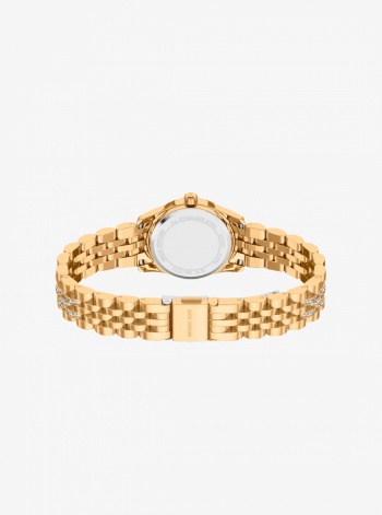 Michael Kors Petite Lexington Pavé Gold-Tone Watch
