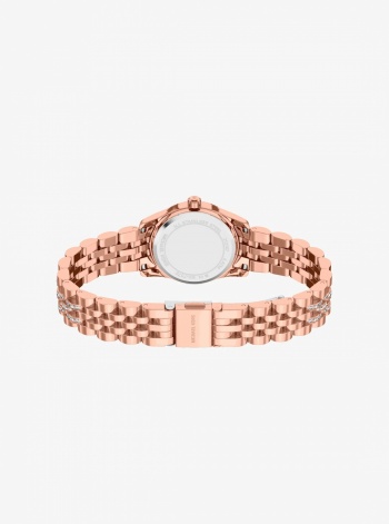 Michael Kors Petite Lexington Pavé Rose Gold-Tone Watch