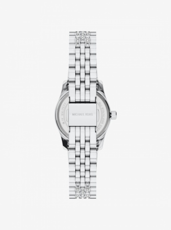 Michael Kors Petite Lexington Pavé Silver-Tone Watch