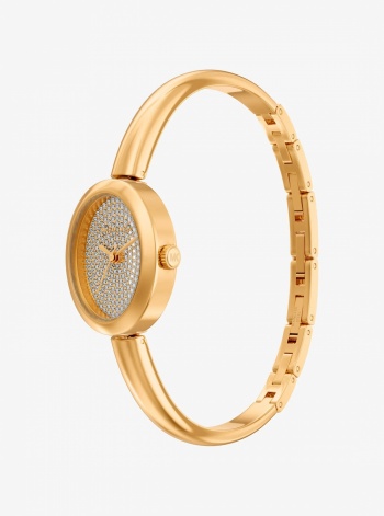 Michael Kors Petite Maude Gold-Tone Bangle Watch