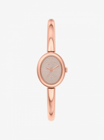 Michael Kors Petite Maude Rose Gold-Tone Bangle Watch