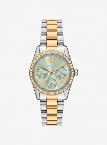 Michael Kors Lexington Pavé Two-Tone Watch