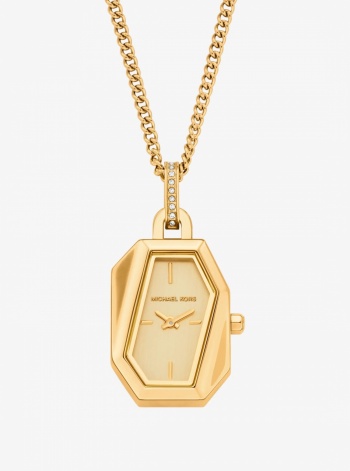 Michael Kors Suri Gold-Tone Watch Necklace
