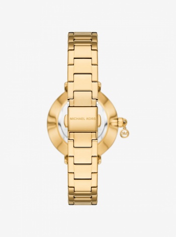 Michael Kors Mini Pyper Pavé Gold-Tone Watch