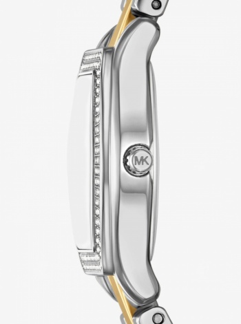Michael Kors Petite Chelsea Pavé Two-Tone Watch