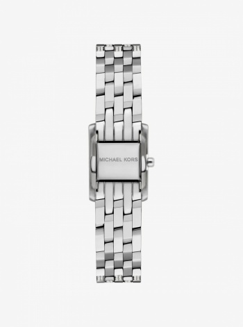 Michael Kors Micro Georgie Pavé Silver-Tone Watch