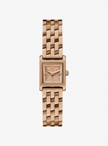 Michael Kors Micro Georgie Beige Gold-Tone Watch