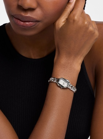 Michael Kors Petite Suri Pavé Silver-Tone Watch