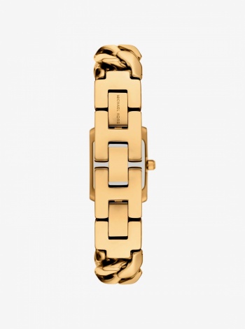 Michael Kors Micro Georgie Gold-Tone Watch and Jewelry Gift Set