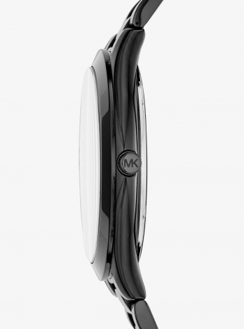 Michael Kors Oversized Slim Runway Black-Tone Watch
