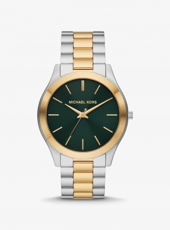 Michael Kors Oversized Slim Runway Two-Tone Watch