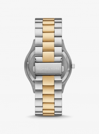 Michael Kors Oversized Slim Runway Two-Tone Watch