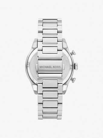 Michael Kors Oversized Panorama Silver-Tone Watch