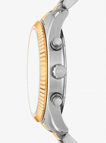Michael Kors Oversized Lexington Two-Tone Watch