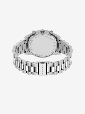Michael Kors Oversized Lexington Silver-Tone Watch