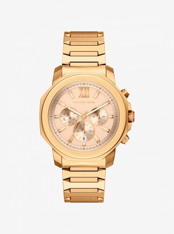 Michael Kors Oversized Prescott Gold-Tone Watch