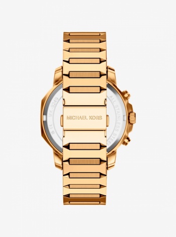 Michael Kors Oversized Prescott Gold-Tone Watch