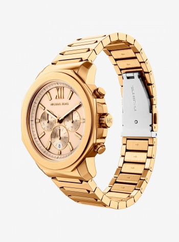 Michael Kors Oversized Prescott Gold-Tone Watch