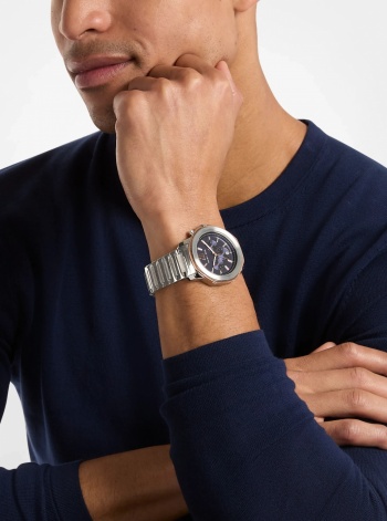 Michael Kors Oversized Prescott Two-Tone Watch