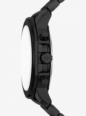 Michael Kors Oversized Prescott Black-Tone Watch