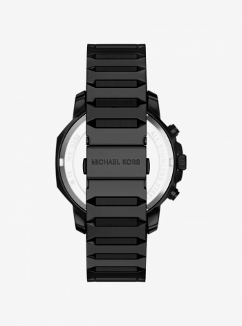 Michael Kors Oversized Prescott Black-Tone Watch