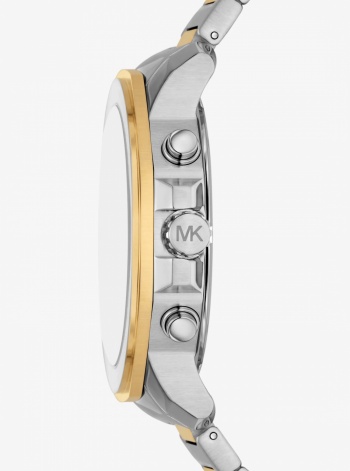 Michael Kors Mens Oversized Prescott Two-Tone Watch