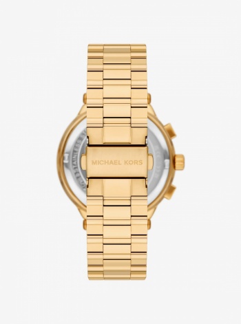 Michael Kors Oversized Billie Gold-Tone Watch and Bracelet Gift Set
