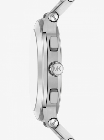 Michael Kors Oversized Billie Silver-Tone Watch and Bracelet Gift Set