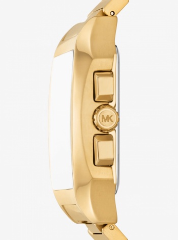 Michael Kors Hayes Oversized Gold-Tone Sport Watch